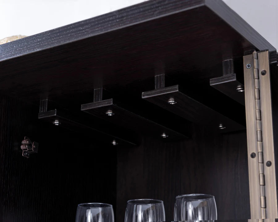 Morchi Multi-Storage Bar Cabinet Elegant Home Bar and Cabinet