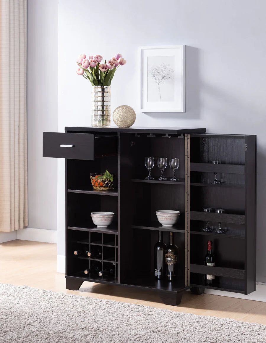 Morchi Multi-Storage Bar Cabinet Elegant Home Bar and Cabinet
