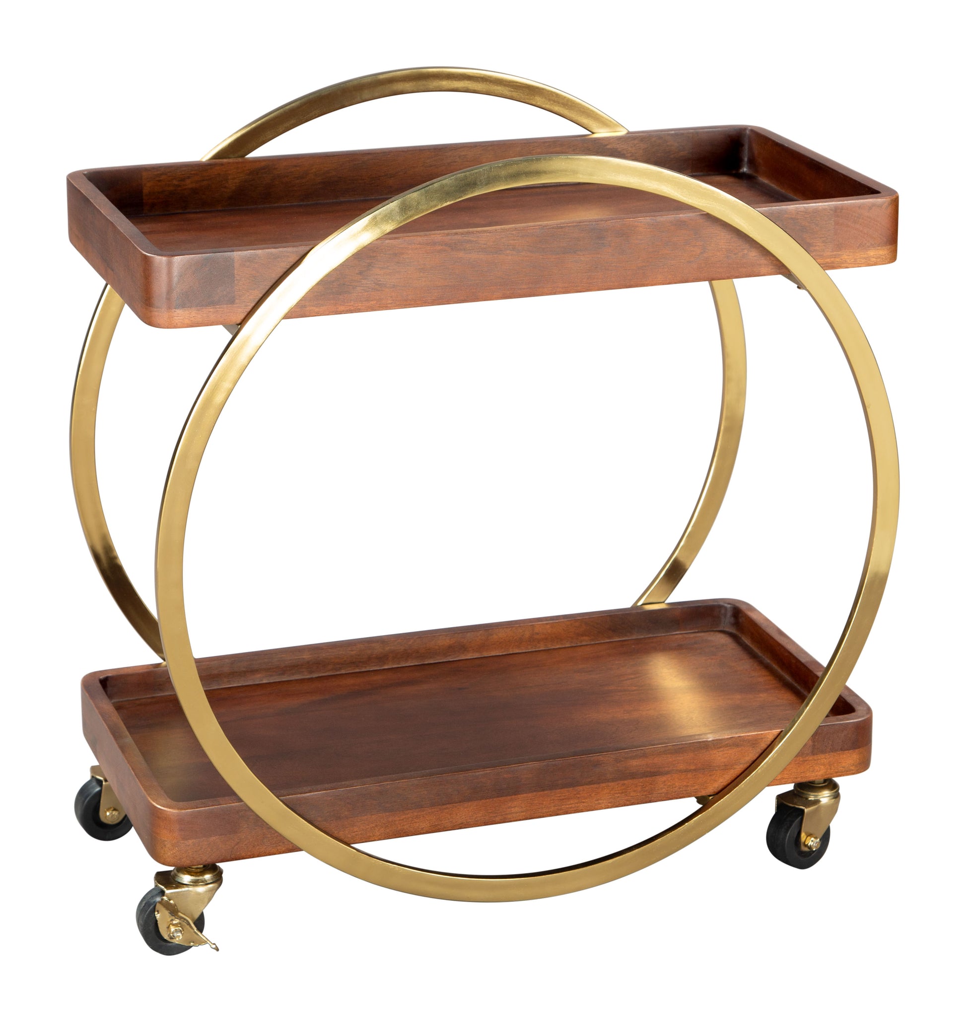 Arenas Bar and Serving Cart – Brown