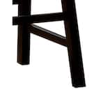 Wooden Casual Bar Height Stool, Dark Brown, Set of 2 – Casual Chic for Your Home Bar