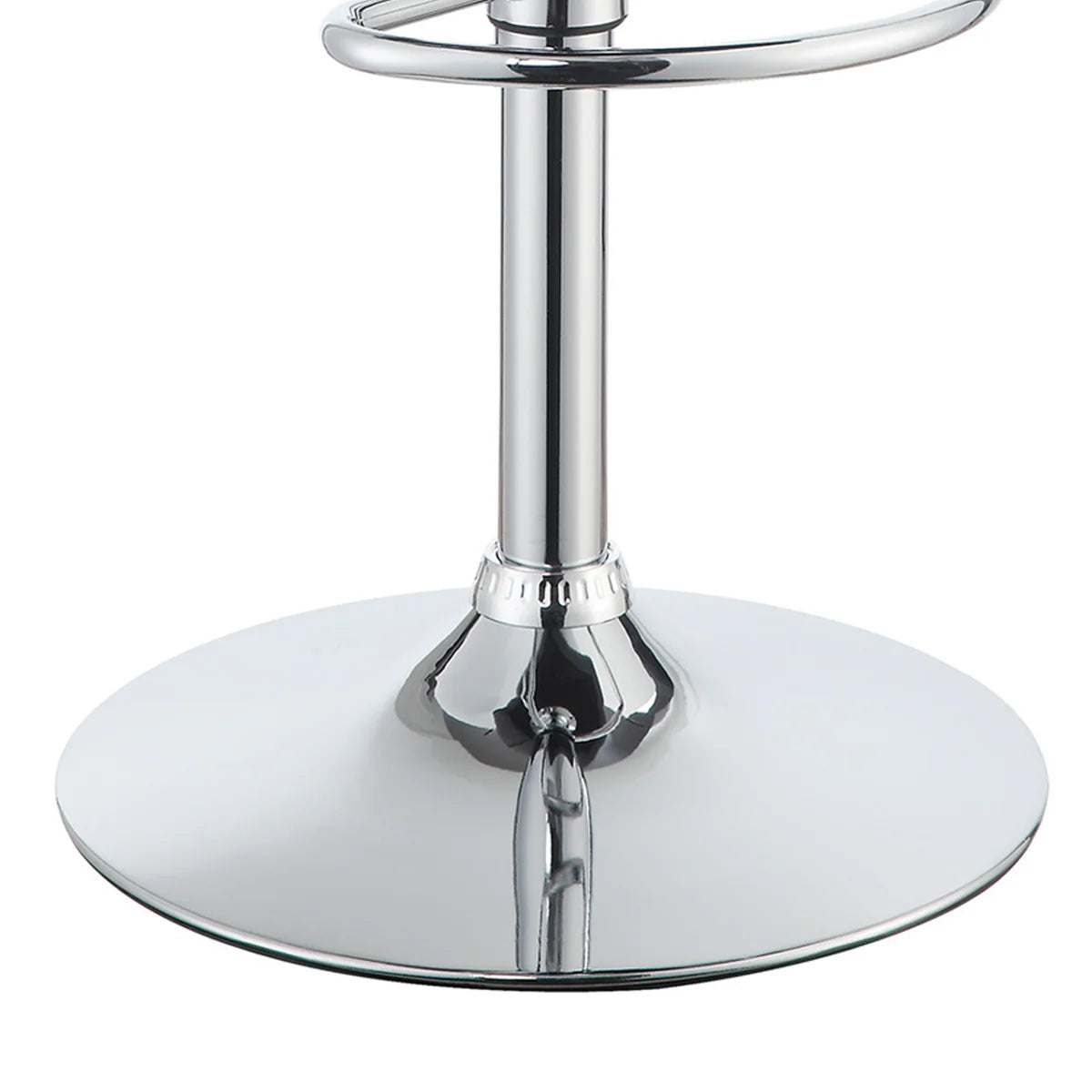 Backless Adjustable Bar Stool Stylish and Elegant - Modern Home Bar Furniture in White
