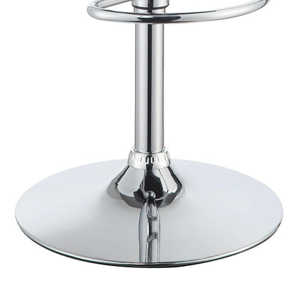 Backless Adjustable Bar Stool Stylish and Elegant - Modern Home Bar Furniture in White